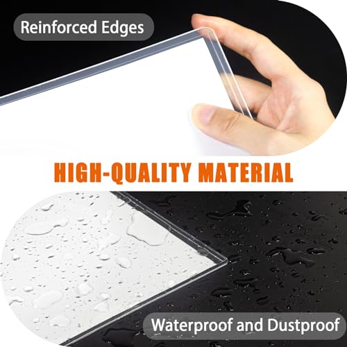 5 PCS Page Protectors Heavy Duty, 8.5×11 Top Loader, Clear Document Holder, Hard Plastic Sleeves with Film, Protectors for Paper, Posters, Awards, Certificates and Cards