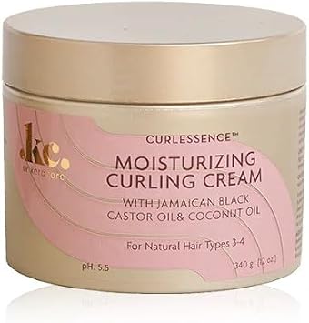 KeraCare Curl Essence Curling Cream- Reduces Frizz, Soft Hold 11.25oz