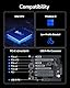 Cudy WiFi 7 BE9300 WE9300 PCIe WiFi Karte für PC, 6GHz Tri-Band Wireless Adapter, Intel BE200 Chipsatz, Bluetooth 5.4, WPA3, einfache Installation