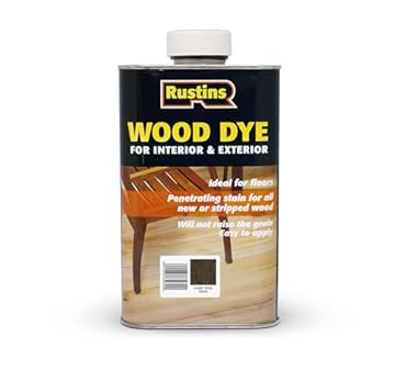 Rustins Wood Dye Dark Teak 250ml