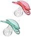 NUK Air Shield Advanced Orthodontic Pacifier, 6-18 Months, 4-Pack (Pink & Green)