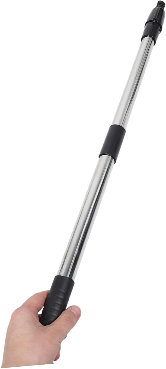 Didiseaon 2 Sets Extendable Metal Mop Handle Replacement Pole with Adjustable Length and Multi-Section Build Stainless Steel Telescopic Mop Stick for Household and Commercial Use Easy