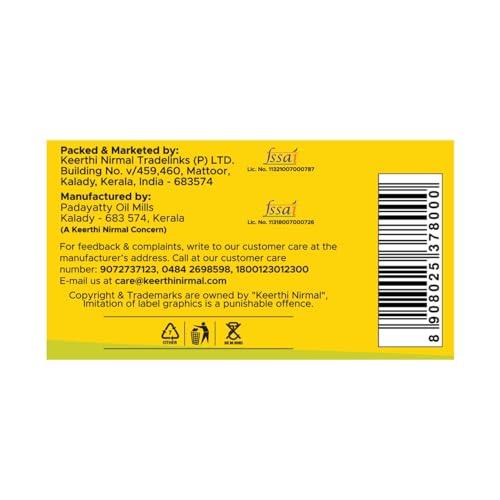 Image of Keerthi Nirmal Coco Pure Coconut Oil - Double Roasted Coconut Oil for Cooking, Hair & Skin Care - Ideal for Everyday Use (2 Ltr)
