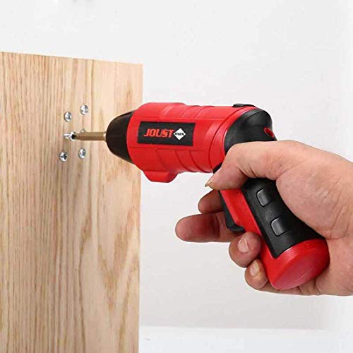 Samnuerly Drehbarer Griff-Schlag-Akku-Bohrschrauber-Set, professioneller, industrieller, aufladbarer Akku-Bohrschrauber, Beleuchtung, Leistungsanzeige, Schnellladegerät – Bild 6