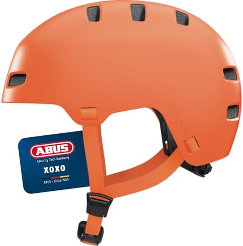 ABUS Fahrradhelm XOXO - Cityhelm im Skater-Look - Helm für Skateboard, Fahrrad, Scooter - mit optimiertem Kinnpolster - für Jugendliche und Erwachsene