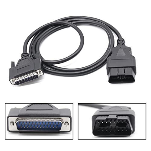 Obd2 Obdii Cable For Equus Innova Diagnostic Scan Tool Compatible With Epi050012, Ep105-0024 05-0024, 05-0012, Obd2 Obdii Cable Part，Vanshly #TOP1