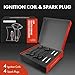 A-Premium Set of 4 Ignition Coil Pack and Iridium Spark Plugs Compatible with Volkswagen Jetta Passat Golf Beetle Audi A3 A4 A5 A6 TT Quattro Q5 Q7 2.0L