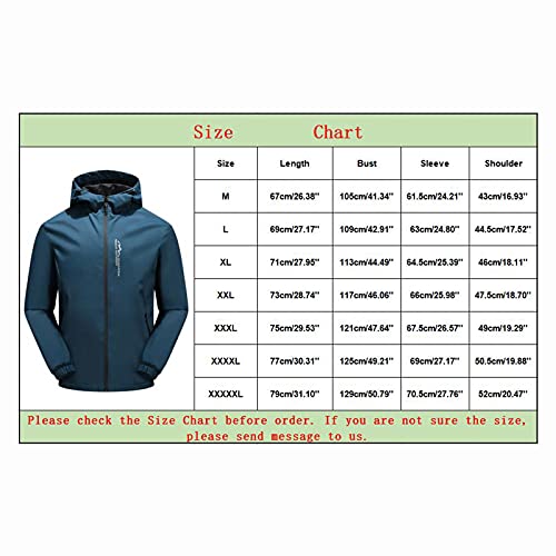 Veste imperméable homme manteau pluie léger noir randonnée - 6