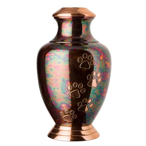Best Friend Services Arcadia Paws Series Pet Urn: Large Raku