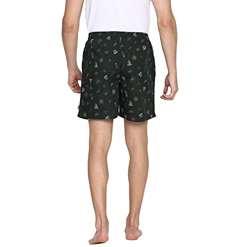 Image of Van Heusen Men Boxer Shorts- Pack of 2 | 100% Mercerized Cotton for Softer handfeel | Relaxed Fit | Dual Pockets | Superior Lustre | Slide Slits for Extra Ease of Movement | Fun Prints | Style 10112