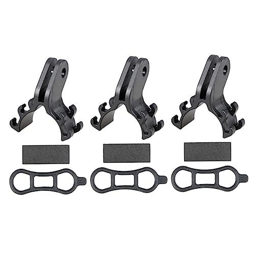 ifundom 3Sets Bike Light Clips Cycling Flashlight Racks Mounting Support for Night Riding Bicycle Accessories for Easy Installation