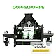 3T DRIVEUPTOOLS Hydraulischer Wagenheber mit niedrigem Profil für Autos | Hydraulischer Wagenheber für Wagen | Doppelkolbenhub 75–500 mm | Coch