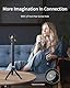 WOLFANG Action Cam Selfie Stick lädt Ihre Action-Kamera mit 2600 mAh auf (24-60CM), Schwarz, GB2200
