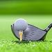 Abaodam Golf Tees 2.44 Inch Transparent Plastic Crown Golf Accessories Durable Lightweight Easy Use for Practice and Games