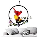 Rote Vogel-Solarleuchten für den Garten,Rote Vogel-Solarleuchte für den Außenbereich | Garten-Landschaftslicht, dekorativ, für den Außenbereich,Gartenlandschaftslicht im Freien, festliche Weihnachtsla