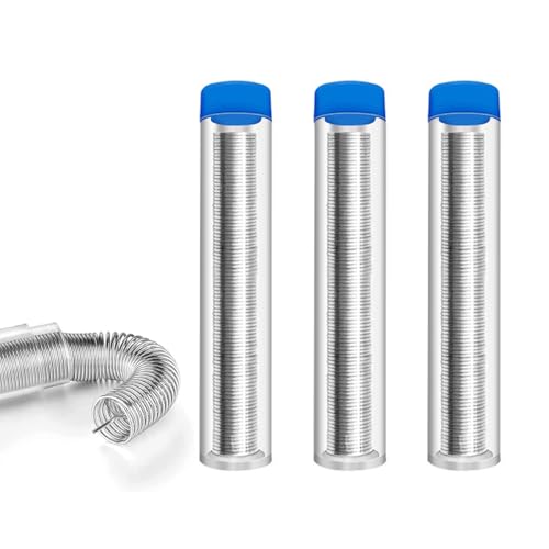 Image of 3Pcs High Purity Low Melt Solder Wire,0.8mm Diameter Rosin Core Solder,electrical solder for Electronic Electrical Soldering(0.8mm 8 /10 /12g) (3pcs 0.8mm /12g)