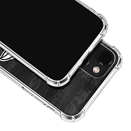Skinit Clear Phone Case Compatible with iPhone 13 - Officially Licensed NFL Baltimore Ravens Black & White Design