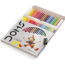 Colored Pencils Soft Core Color Pencil Set for Kids Adult Coloring Books Drawing, Writing Sketching 24 Count