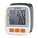 SCIAN Vollautomatisch Handgelenk Blutdruckmessgeräte mit Einzigartig Einstellbar Manschettenknöpfe & Großes LCD Display - 2x90 sets der Erinnerung für Dual User Modus, 12.5-20.5cm Manschette