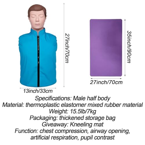 Poupée de réanimation exercice réanimation cardiopulmonaire 70 cm