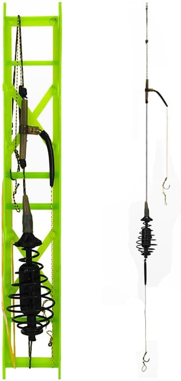 5pcs Carp Fishing Bait Cage Line Group Feeder Sinker String Hook Fishing Bait Basket for Outdoor Fishing Set Spring Tackle Tool