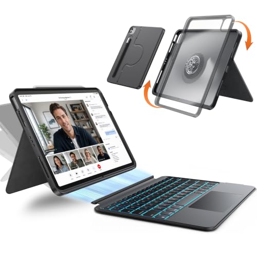 Image of HOU 360 Rotating Detachable Keyboard Case for iPad 7th /8th /9th Generation