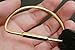SZHOWORLD® Portable Brass Screw Lock D-Shape Key Holder Creative EDC Keychain Tool