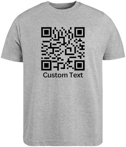 Custom QR Code T-Shirt Customized Your Own Qr Shirt Personalized ...