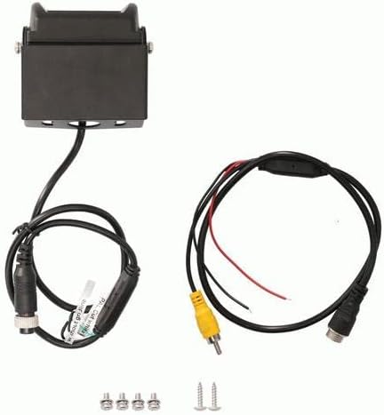 iBeam by Metra Commercial Security Camera with Hood, 120-Degree Wide View, IP68 Water Resistant, 18 IR LEDs Night Vision, Metal Housing, Black