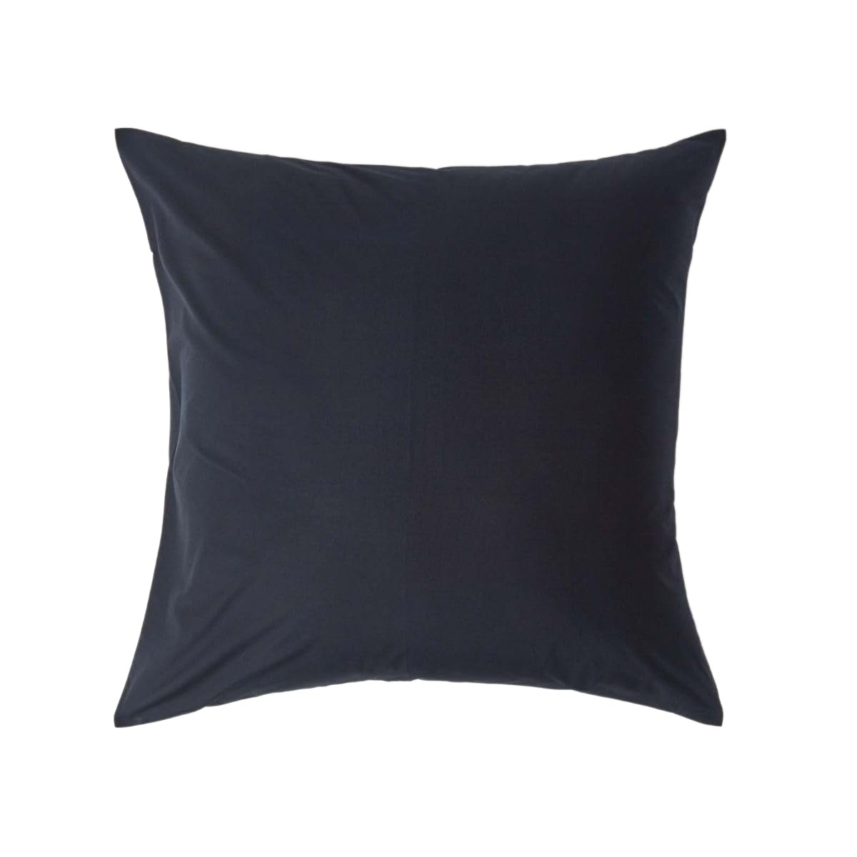 Homescapes Black Pure Egyptian Cotton Euro Size Pillowcase 40 X 40 Cm 200 Tc 400 Thread Count Percale Equivalent Pillow Case With Zip