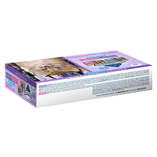 Blue Buffalo Wilderness High Protein Grain Free, Natural Kitten Pate Wet Cat Food Variety Pack, Chicken, Salmon 3-Oz (6 Count- 3 Of Each Flavor) #TOP1