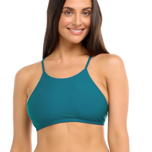 Maillot de bain femme col montant Body Glove Alesha une pièce réglable couleur Kingfisher M