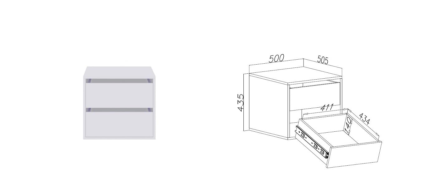 Marmex Schranksystem TRES C, offener Kleiderschrank mit Kleiderbügeln, Ablagen, Schubladen, Mehrzweckschrank-Set für Schlafzimmer, Ankleidezimmer 190x206x51 cm (weiß)