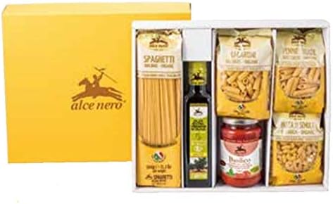 Amazon Alce Nero アルチェネロ 有機 オーガニック イタリアン パスタギフトセット 食べ比べ 味比べ スパゲッティ マカロニ トマトソース オリーブオイル詰め合わせセット アルチェネロ パスタ 通販