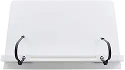 Marca Fácil Apoio De Leitura Livro E Tablet - Lundene Branco com detalhes em cinza