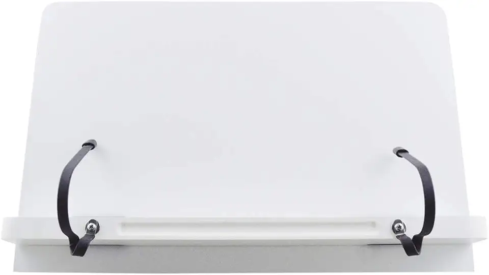 Marca Fácil Apoio De Leitura Livro E Tablet - Lundene Branco com detalhes em cinza