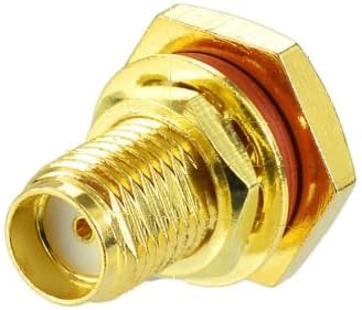 RF SMA Female Jack Bulkhead Solder Connector for 0.086" RG405 Semi-Rigid USA Shipping