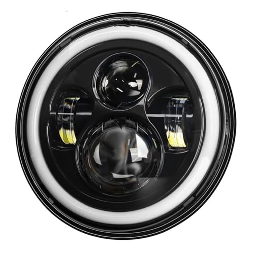 Phare Moto 7 Pouces LED pour Street Glide 2010 Éclairage Avant Puissant pour Conduire la Nuit