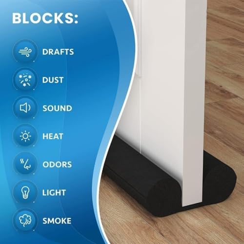 Image of Door Bottom Sealing Strip Guard for Home | (39 inches, Pack of 4) | Door Stoppers | Door Seal | Door Closers | Sound-Proof Reduce Noise Energy Saving Weather Stripping | Waterproof (4)