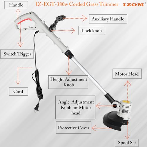 Image of IZ-EGT-380W GRASS TRIMMER