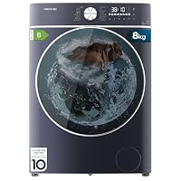 Cecotec Waschmaschine Trockner 8-5Kg Frontlader Bolero Wash&Dry 8580 Inverter Ice Blau A. 1400 U/MIN, 16 Programme, Inverter Plus Motor, SteamMax, Smooth Wash, SpaCare, Antibakterielle Dichtung – Ansicht 1