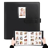 640 Pockets Photo Album for Fujifilm Instax Mini 12 11 9 8+ 8 90 40 EVO LiPlay Instant Camera, Polaroid Snap/PIC-300/Z2300/ SocialMatic Instant Cameras & Zip Instant Printer (Black)