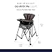Baby Delight Go with Me Uplift Deluxe Portable High Chair, Indoor and Outdoor,Slate Grey