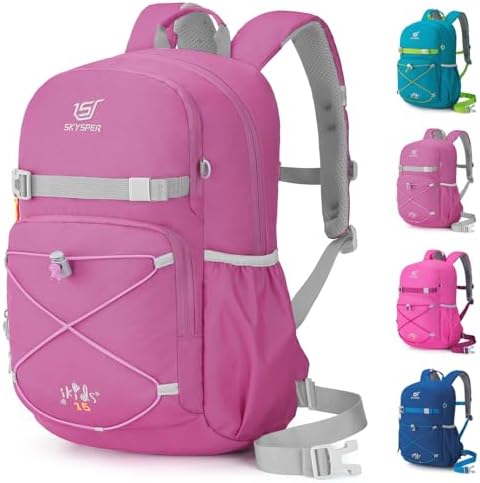 SKYSPER 15L Wanderrucksack Kinder für Jungen & Mädchen | Komfortabel, für Outdoor, Wanderrucksack, Leicht, Atmungsaktiv