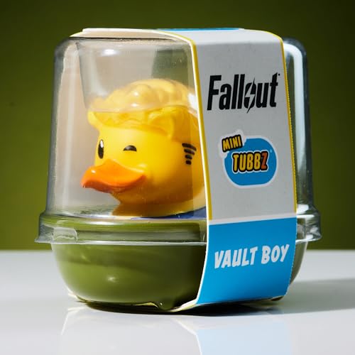 tubbz mini vault boy collectible vinyl rubber duck figure - official fallout merchandise - sci-fi tv movies amp video games