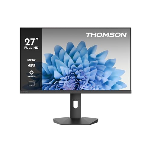 Monitor de 27 pulgadas THOMSON Full HD de 120 Hz para evitar el cansancio de la vista