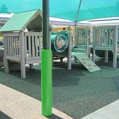 All-Weather Waterproof Basketball Pole Pad, Fits 3-10" Round Poles, 20.3x20.3cm/8x8in, Ideal for Basement & Garage Protection
