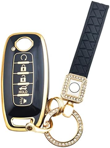 RUNZUIE 2-Pack TPU Remote Key Fob Covers For Toyota (2013-2021 Models) - 3 Button Style