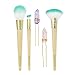 Ecotools Glossy Finish MakeUp Brush Set, Beige/Green (Set of 5)