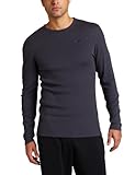 ASICS Men's Rib I Tech Long Sleeve Top,Iron,Large
